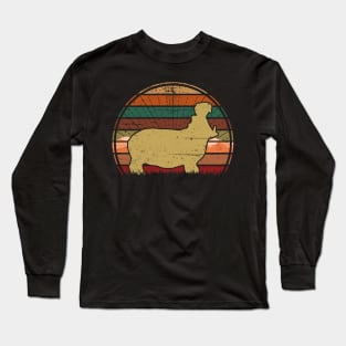 Hippo Sunset Long Sleeve T-Shirt